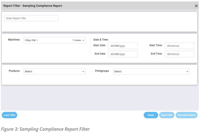 Compliance report food requirements
