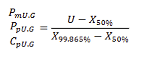 PmU.G, PpU.G, CpU.G